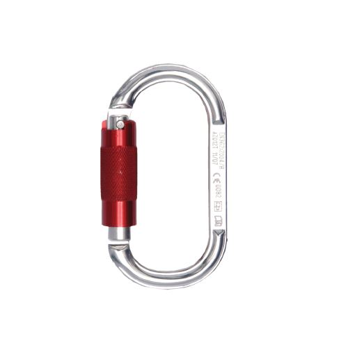 MOSQUETON DE ALUMINIO CIERRE  AUTOMATICO TWIST LOCK